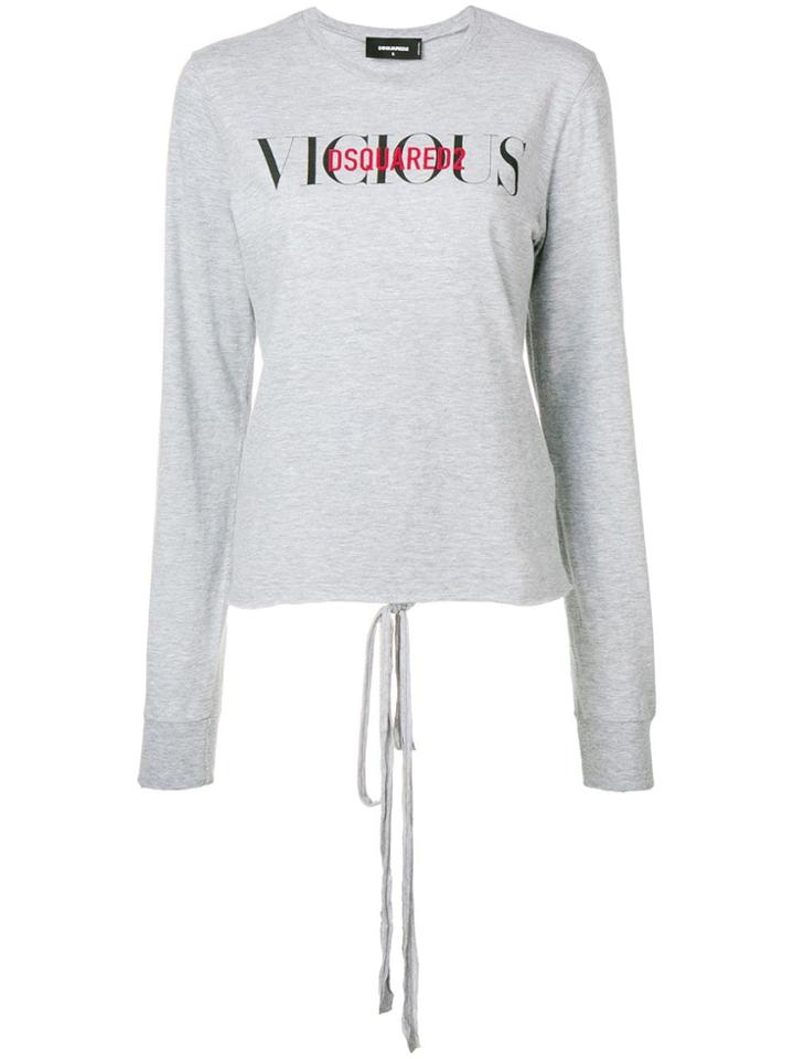 Dsquared2 Vicious Print T-shirt - Grey