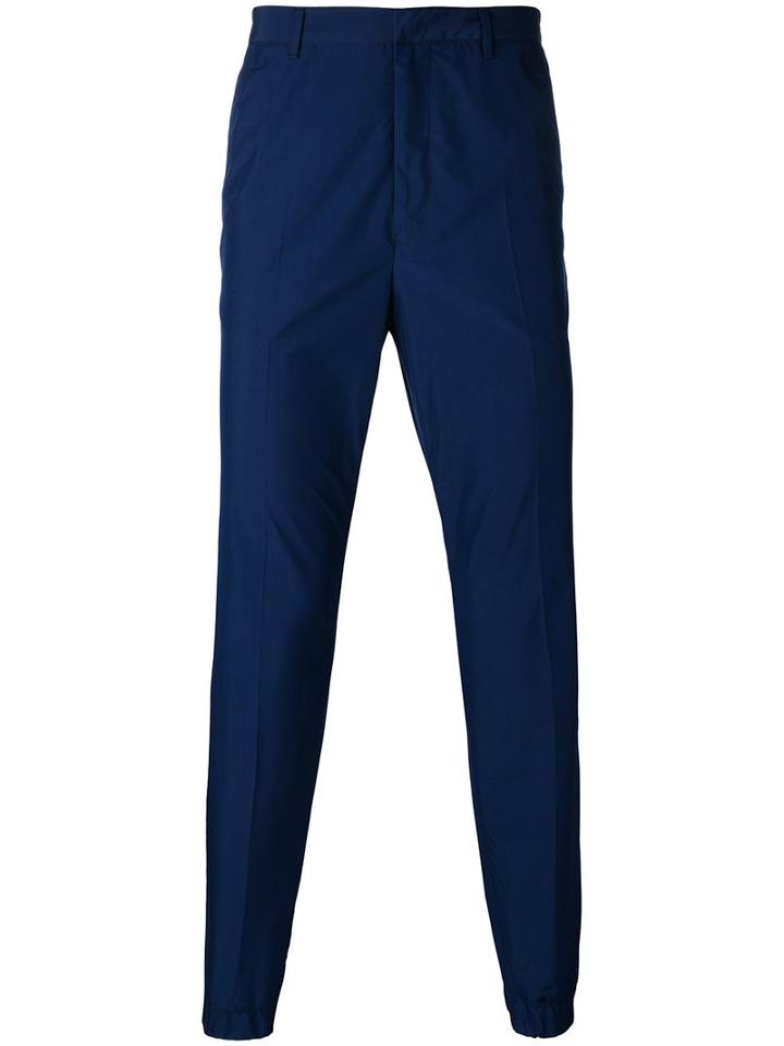 Kenzo - Suit Sweatpants - Men - Cotton/polyester - 46, Blue, Cotton/polyester
