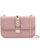 Valentino Glam Lock Shoulder Bag Medium - Neutrals