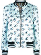 Alice+olivia Lonnie Reversible Bomber - Blue