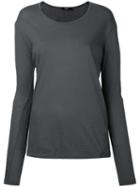 Bassike - Fitted Top - Women - Cotton - S, Grey, Cotton