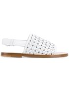 Ports 1961 Woven Slingback Sandals - White