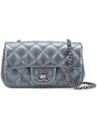 Chanel Vintage Rectangular Extra Mini Bag, Women's, Grey