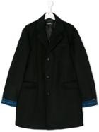 Diesel Kids Denim Cuff Coat - Black