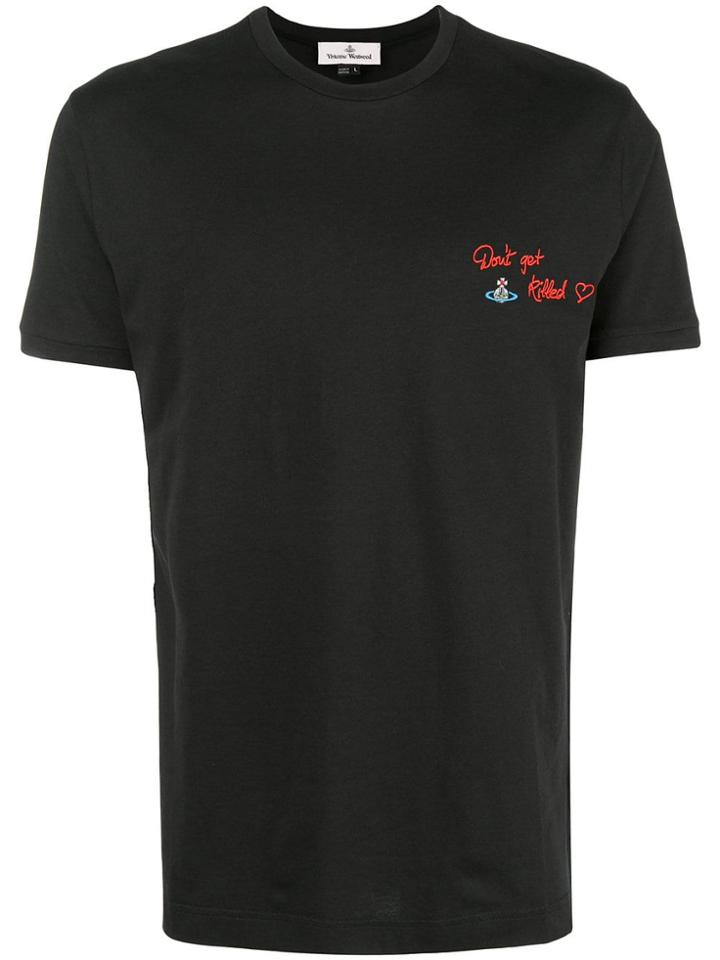 Vivienne Westwood Don't Get Killed T-shirt - Black