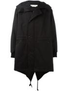 Marni Drop Tail Hem Parka - Black