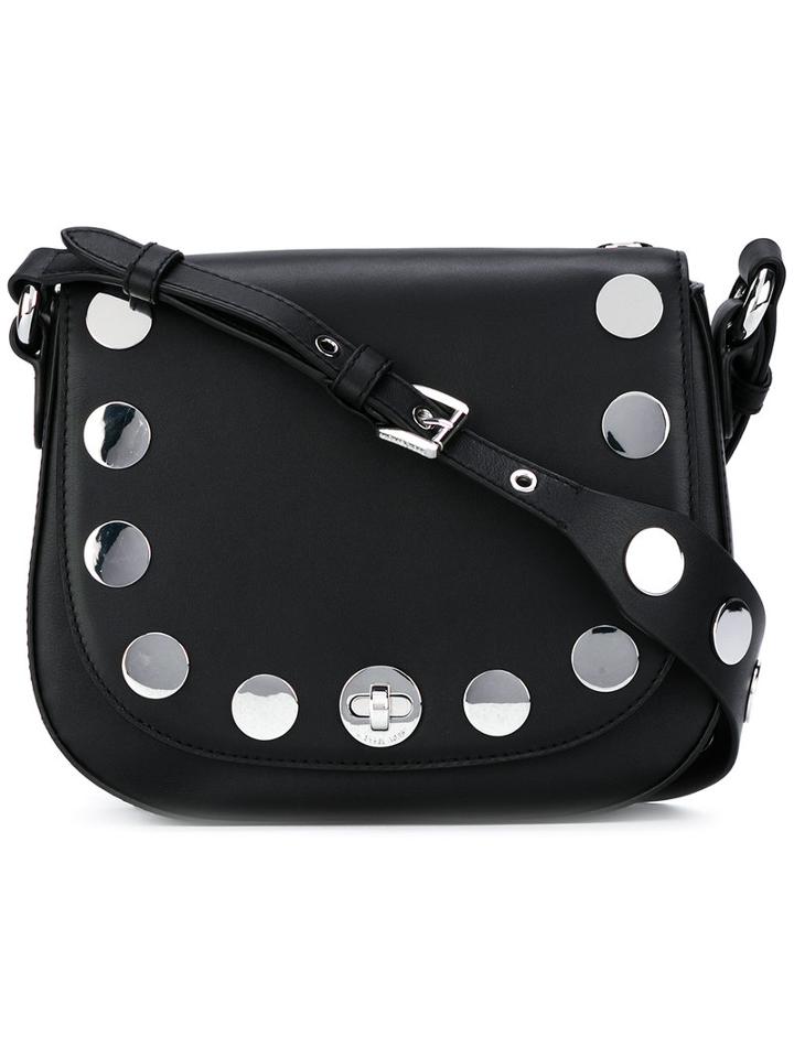 Michael Michael Kors Studded Crossbody Bag, Women's, Black, Leather/metal (other)