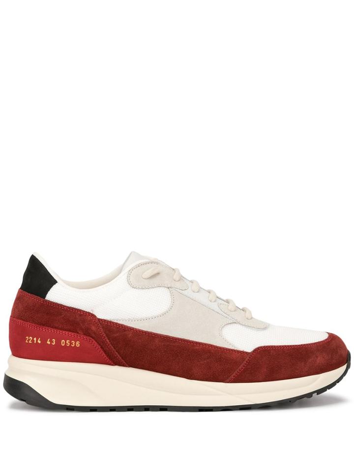 Common Projects Two-tone Lace-up Sneakers - White
