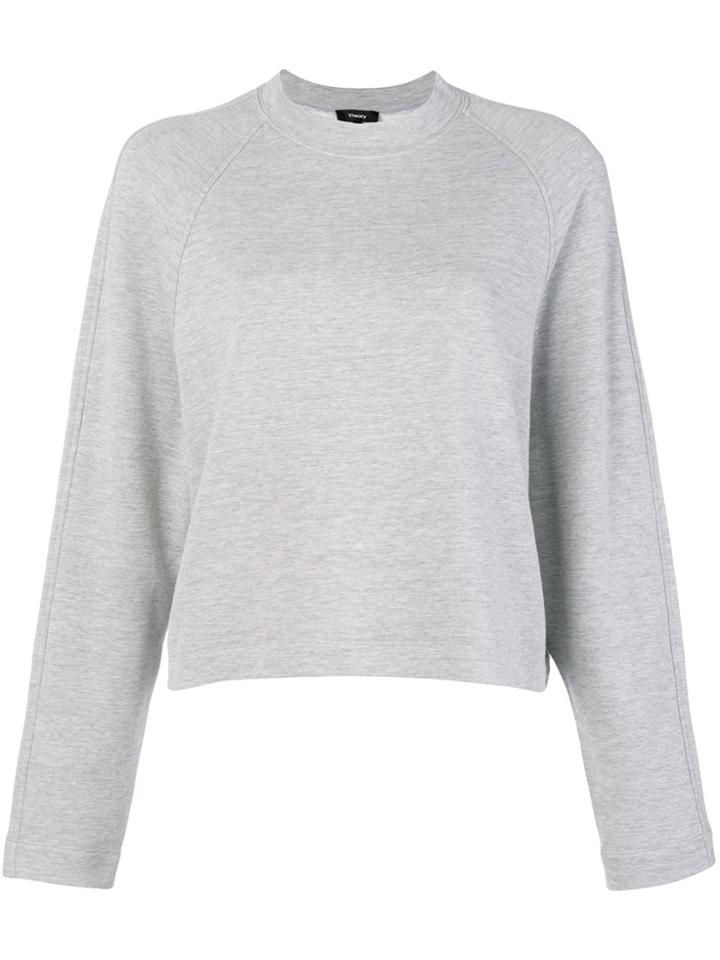 Theory Crew Neck Sweatshirt - Grey