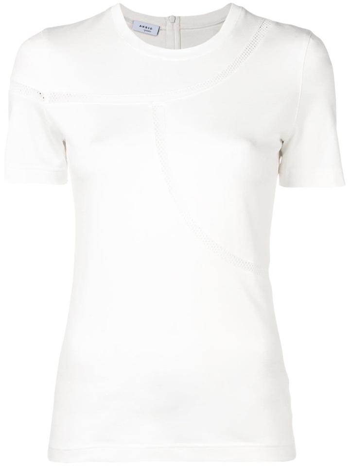 Akris Punto Mesh Stripe T-shirt - White