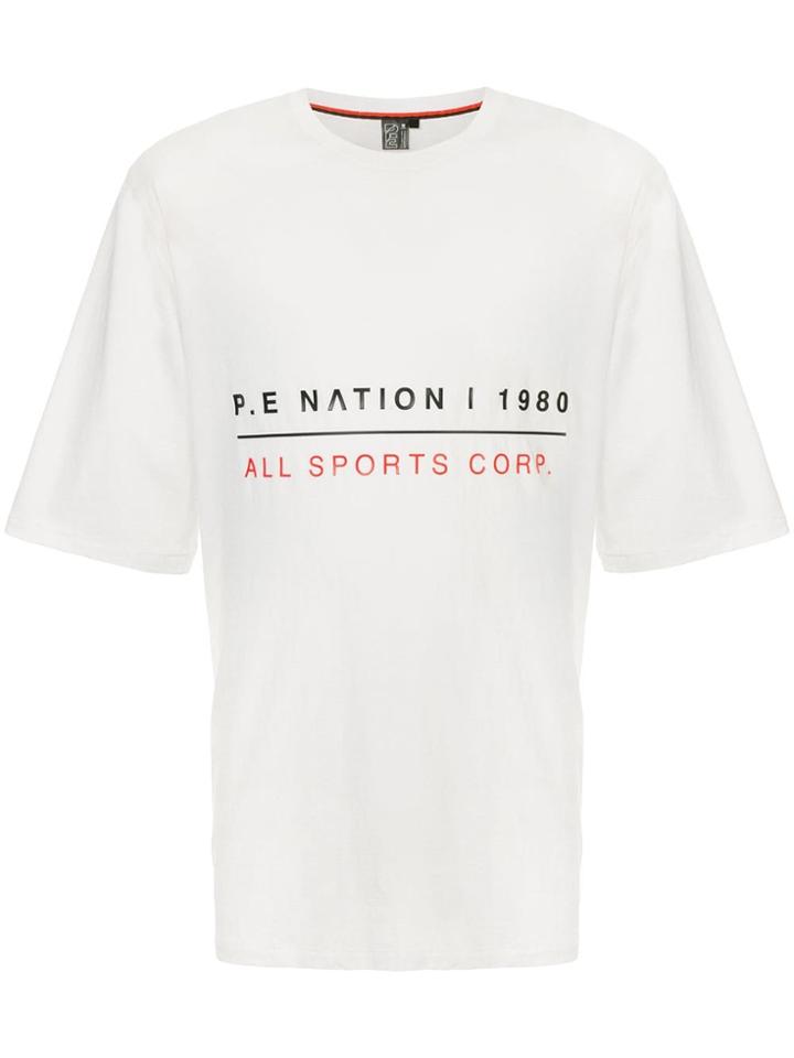 P.e Nation Interval Tee - White