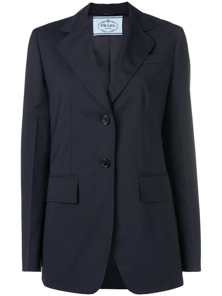 Prada Straight-fit Blazer - Blue