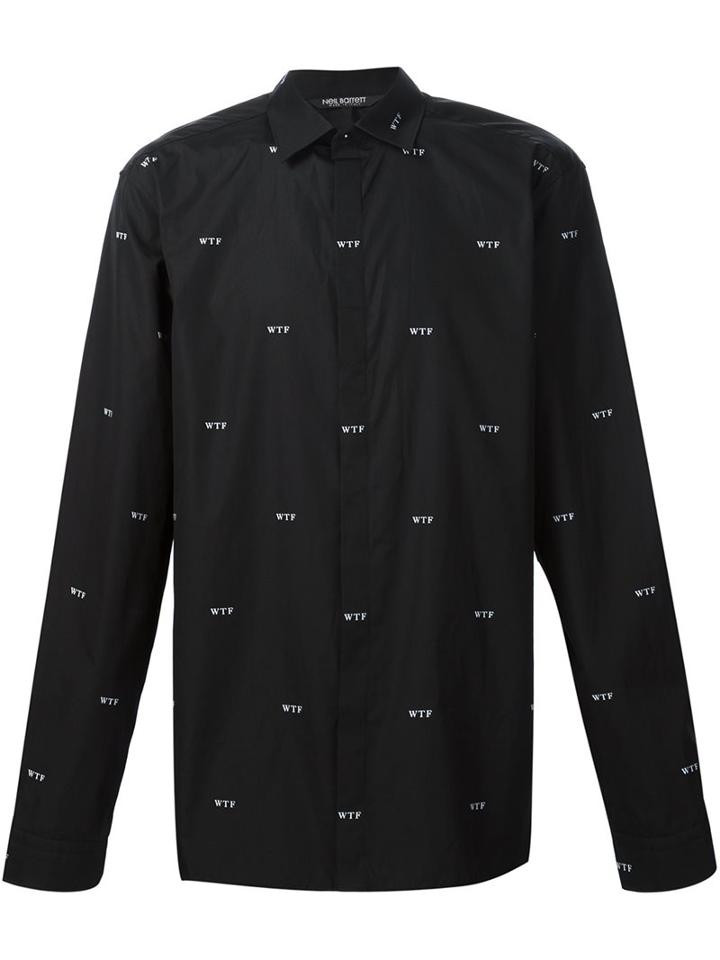Neil Barrett Wtf Shirt