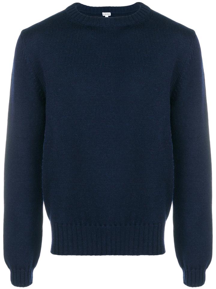 Loewe Crew Neck Sweater - Blue