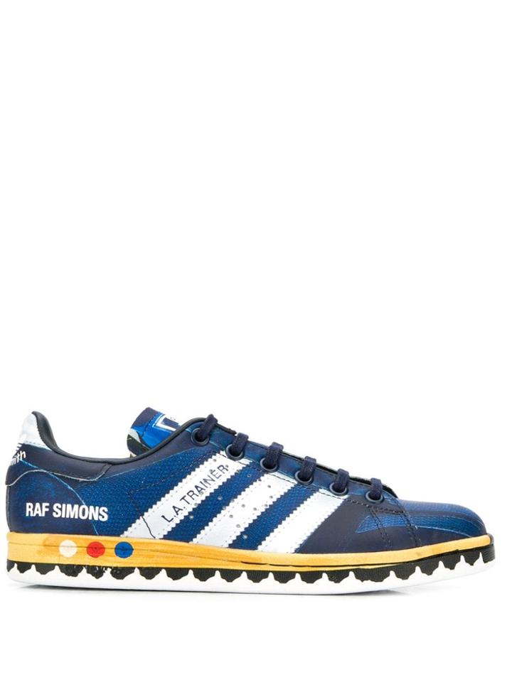 Adidas By Raf Simons Blue X Raf Stan Smith La Leather Sneakers