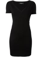 Dsquared2 V-neck Mini Dress - Black