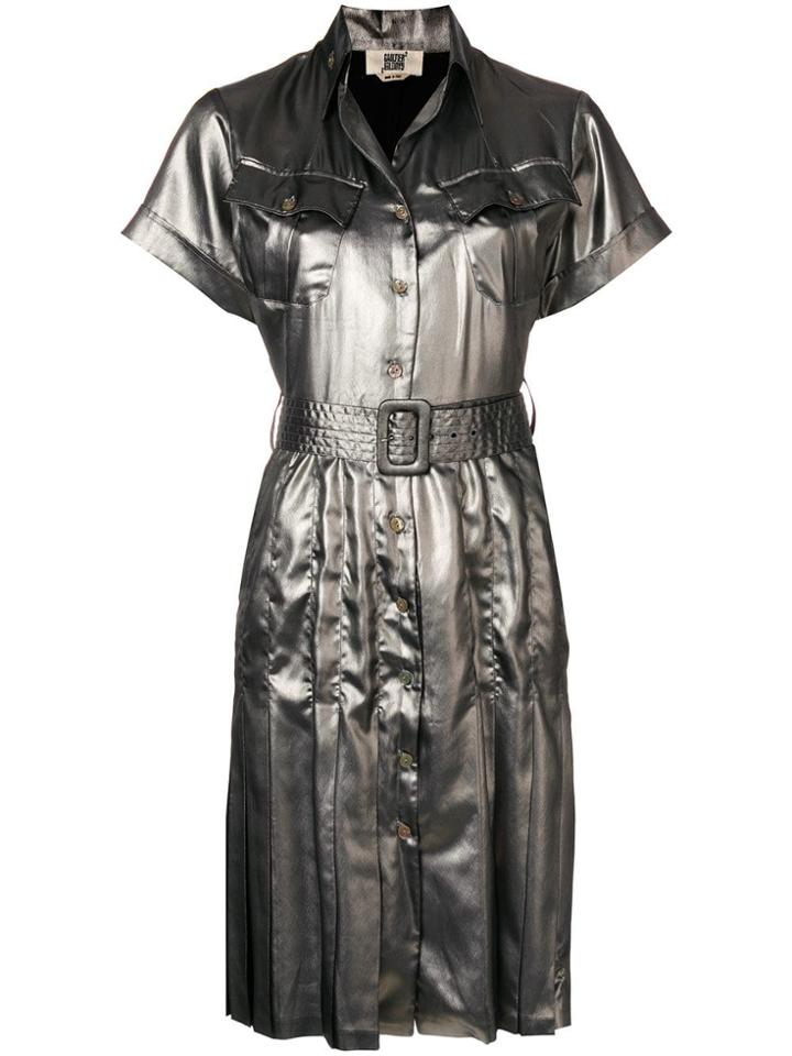 Jean Paul Gaultier Vintage Metallic Shirt Dress