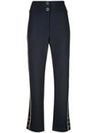 Jonathan Simkhai Side Stripes Tailored Trousers - Blue