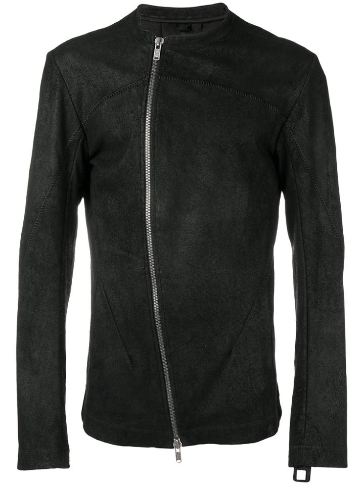 10sei0otto Structured Zip Jacket - Black