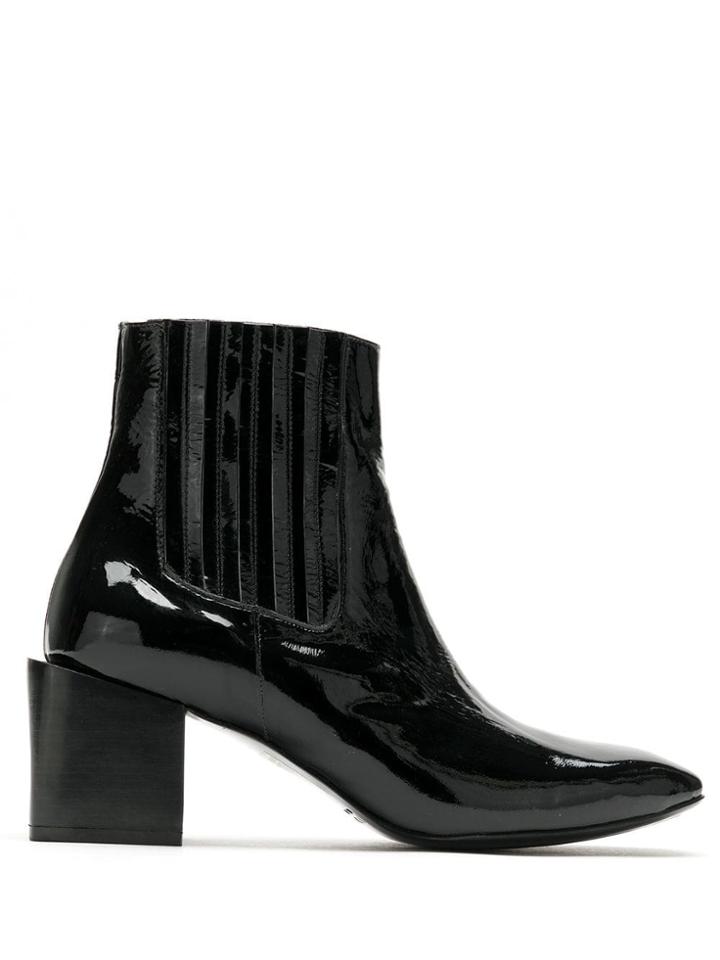 Uma Raquel Davidowicz Paris Leather Boots - Black