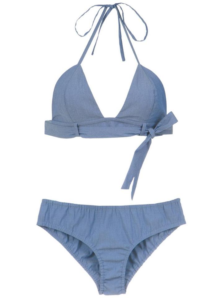 Adriana Degreas Denim Bikini Set - Delave