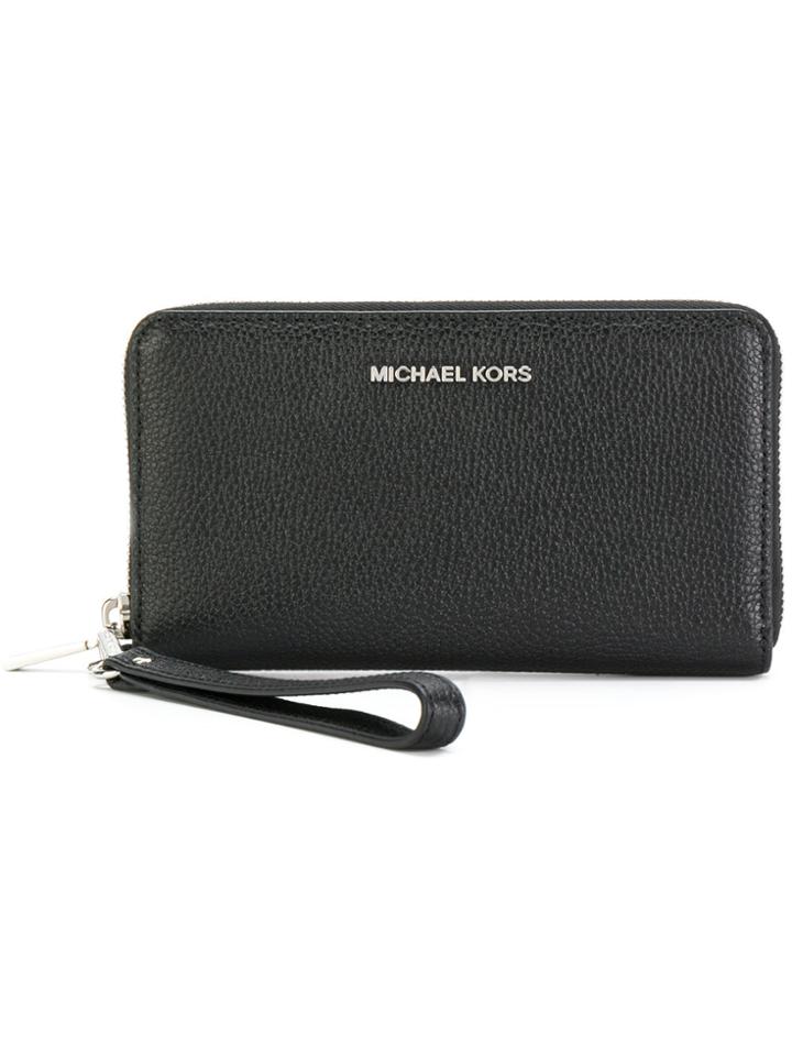 Michael Michael Kors Studio Large Phone Case Wristlet - Black