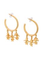 Oscar De La Renta No Evil Drop Earrings - Metallic