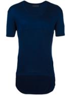 Diesel Black Gold Plain T-shirt, Men's, Size: Small, Blue, Rayon