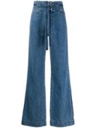 J Brand Sukey High-rise Wide-leg Jeans - Blue