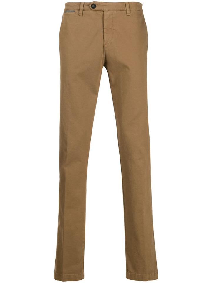 Eleventy Classic Slim-fit Chinos - Neutrals