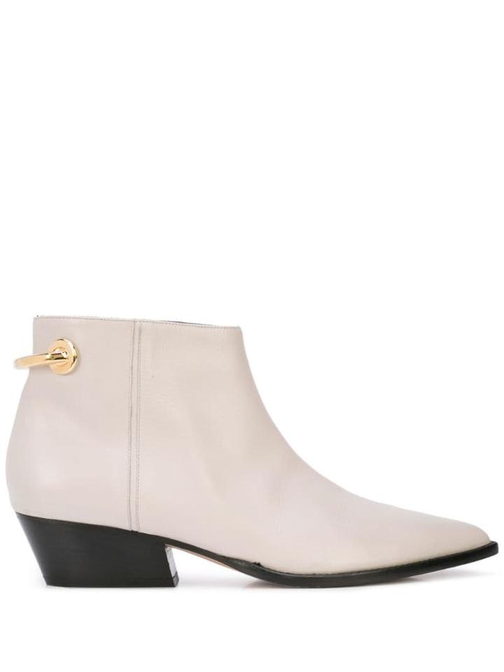 Tibi West Booties - Grey