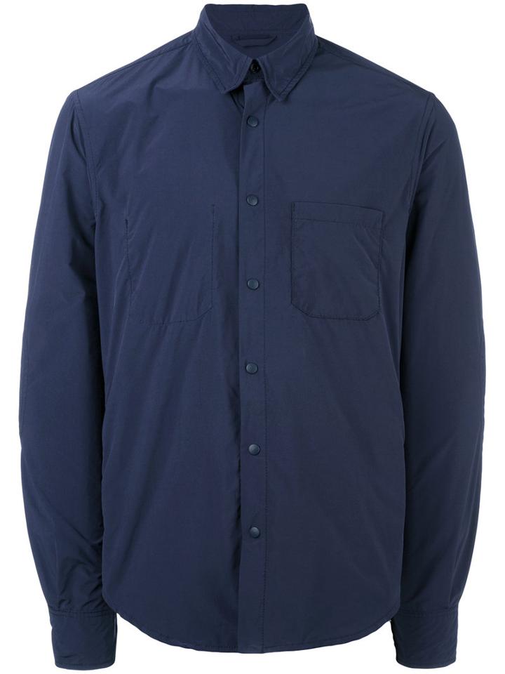 Aspesi Classic Shirt Jacket, Men's, Size: Xl, Blue, Polyamide/polyester
