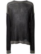 Lost & Found Rooms Crew Neck Sweater, Men's, Size: Small, Black, Cotton