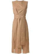 Le Ciel Bleu 'pin Stripe Swing' Dress