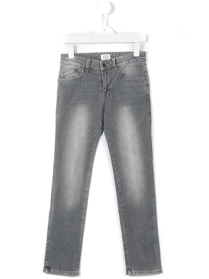 Armani Junior Faded Jeans, Boy's, Size: 10 Yrs, Grey
