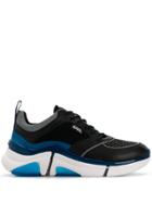 Karl Lagerfeld Venture Lazarus Lo Mix Trainers - Black
