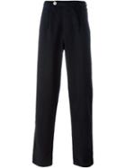 Bleu De Paname Patch Pocket Trousers, Men's, Size: 30, Black, Cotton