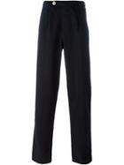 Bleu De Paname Patch Pocket Trousers, Men's, Size: 30, Black, Cotton