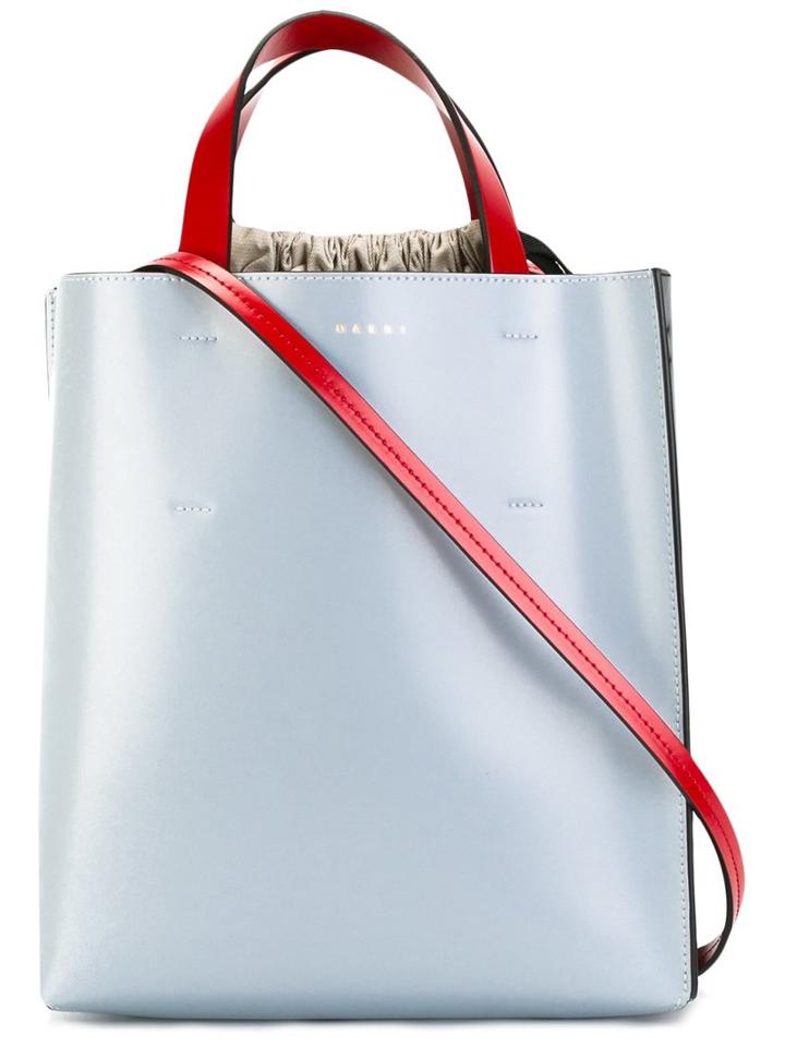 Marni Museo Tote, Women's, Black, Calf Leather