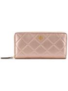 Tory Burch Embossed Quilt Purse - Gold