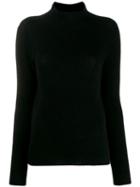 Stefano Mortari Crocheted Detail Jumper - Black