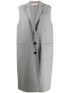 Marni Sleeveless Overcoat - Grey