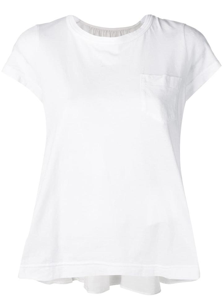 Sacai Elongated Back T-shirt - White