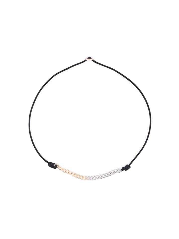 530park Curb Chain Cord Bracelet - Metallic