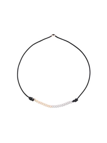 530park Curb Chain Cord Bracelet - Metallic