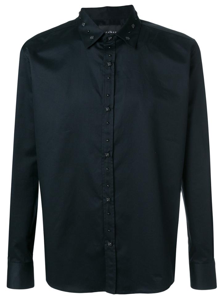John Richmond Button Embellished Shirt - Black