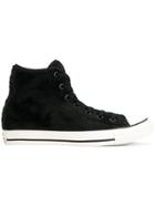 Converse Faux Fur Hi-top Sneakers - Black