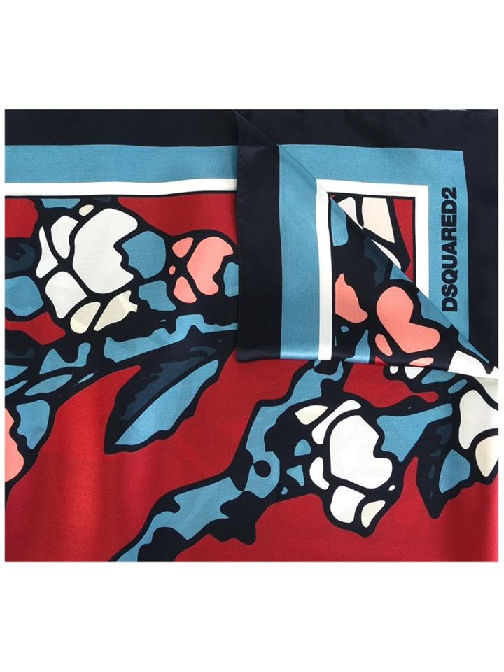 Dsquared2 'blossom' Print Scarf