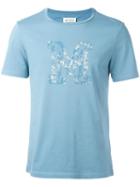 Maison Margiela M Print T-shirt, Men's, Size: 46, Blue, Cotton