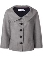 Christian Dior Vintage 2000's Cropped Jacket - Grey